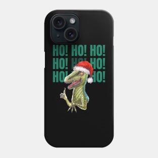 Ho Ho Ho! Dinosaur Christmas gifts, Merry Christmas, dino and Christmas Phone Case