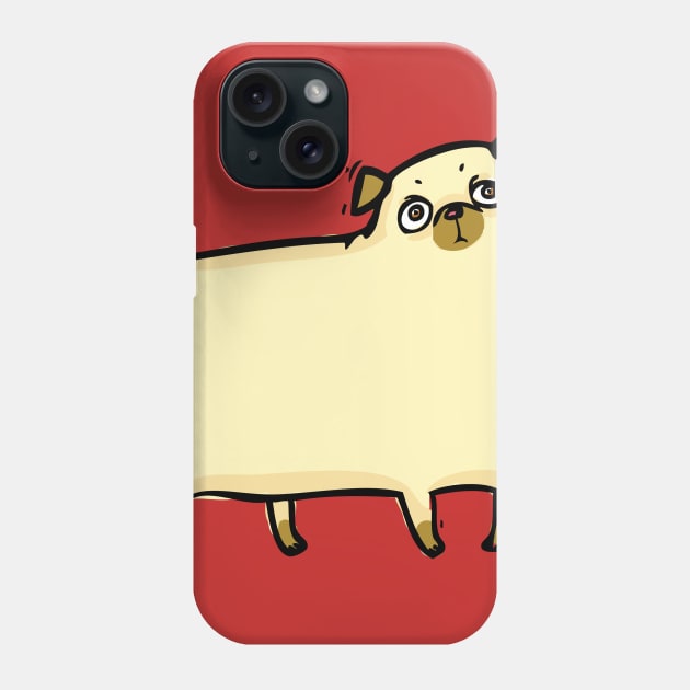 I love Pug 2 Phone Case by TeesByKimchi