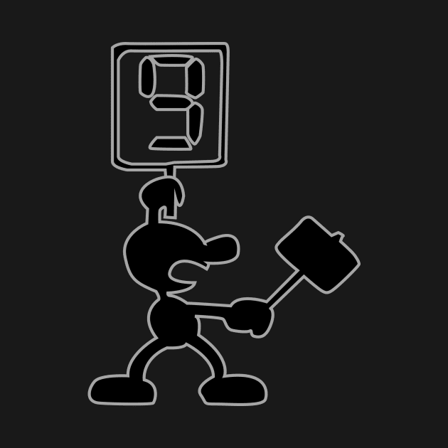 Game and Watch 9 Hammer by chrispocetti