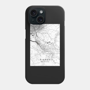 Bremen Germany City Map Phone Case