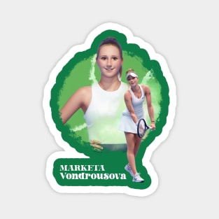 Marketa Vondrousova cartoon anime Magnet