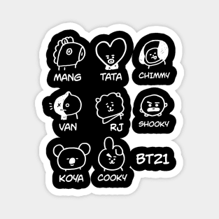 BTS BT21 GRAPHIC Magnet