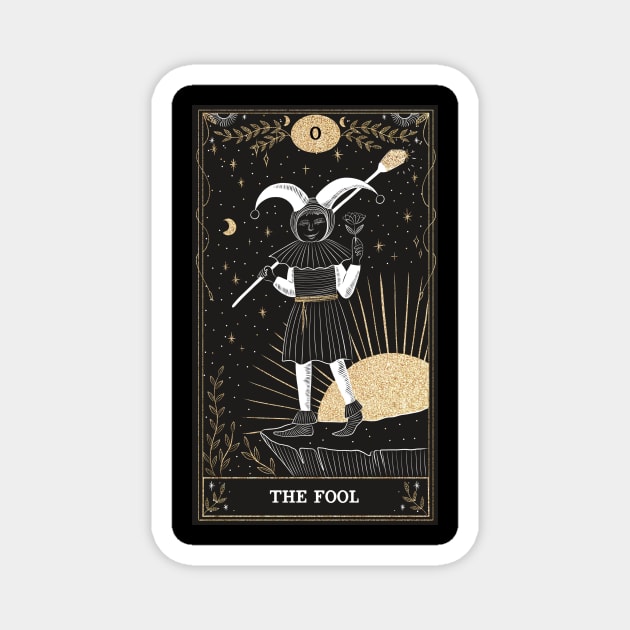 The Fool Tarot Card Magnet by moonlobster