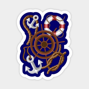 Nautical Marine Navy Sealovers Magnet