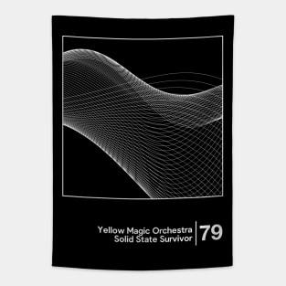 Yellow Magic Orchestra / Minimal Style Graphic Artwork Design Tapestry