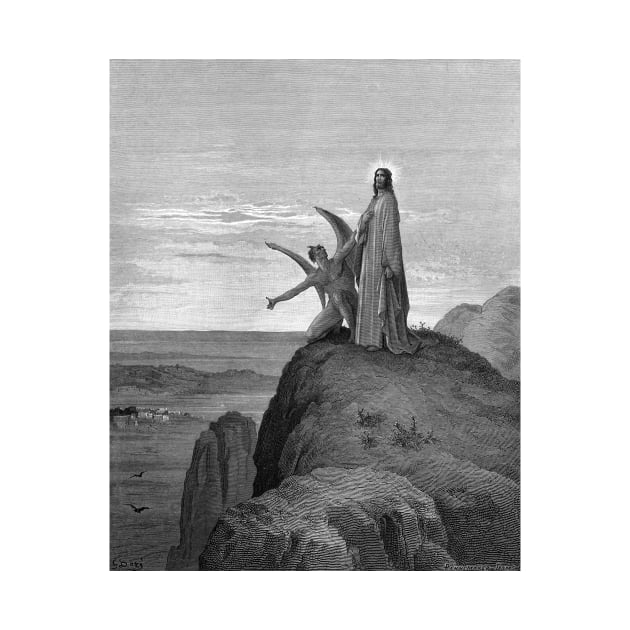 High Res Gustave Doré The Temptation of Christ 1866 by tiokvadrat