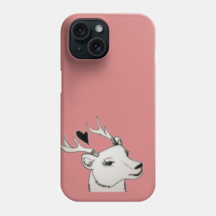 Bear with antlers Phone Case