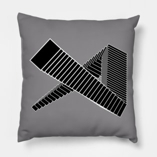 Brutalist composition Pillow