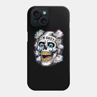 i'm okey skull Phone Case