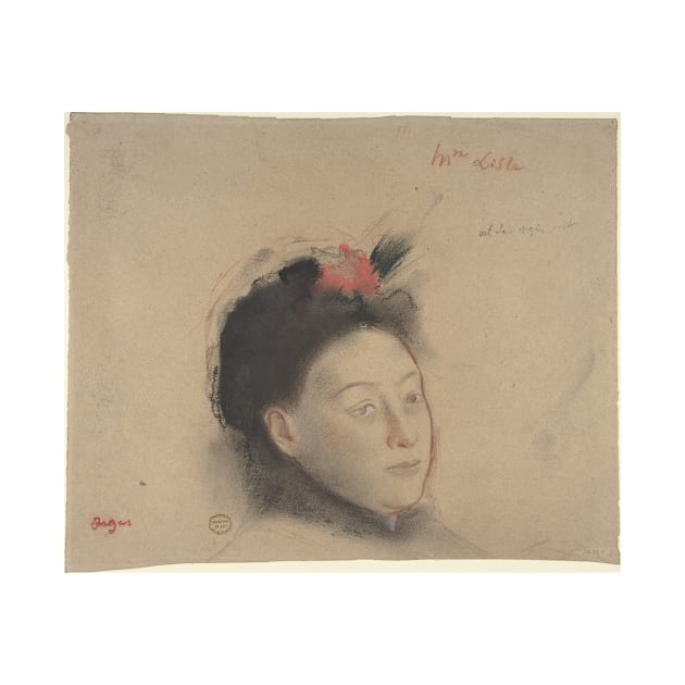 Madame Lisle by EdgarDegas