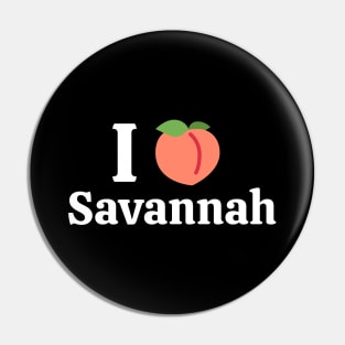 I Peach Savannah Pin