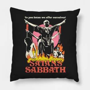 Satan's Sabbath --- Cult Black Mass Horror Pillow