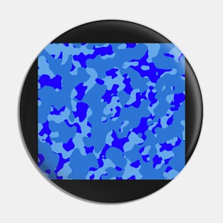 Blue Camo Pin