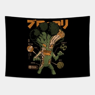 Broccozilla X-ray Tapestry