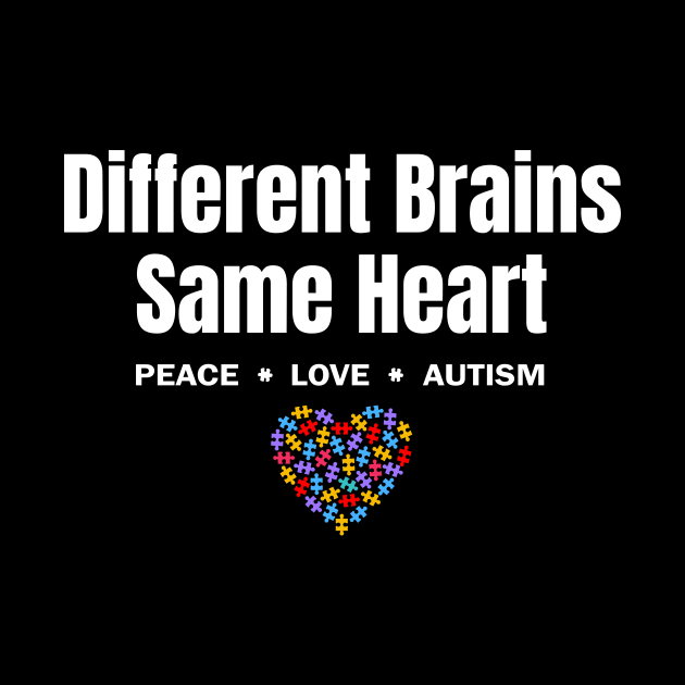 Different Brains Same Heart by GloriaArts⭐⭐⭐⭐⭐