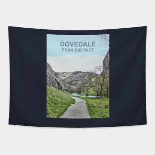 Dovedale, Peak District, Derbyshire art. English countryside. Tapestry