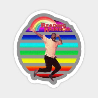 Reading rainbow Magnet