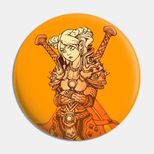 Draenei warrior Pin