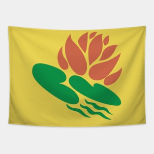 G1 Alternate July Water Lily symbol Tapestry