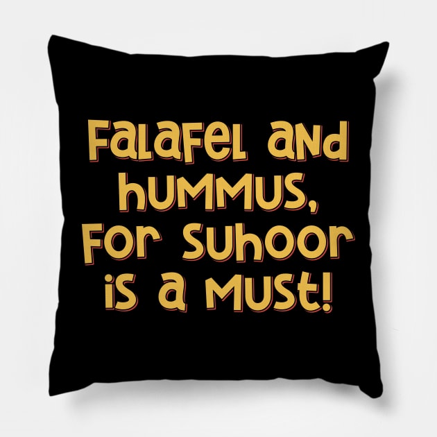 Falafel and Hummus Pillow by ardp13