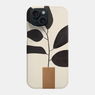 Minimalistic Plant in Pot Phone Case