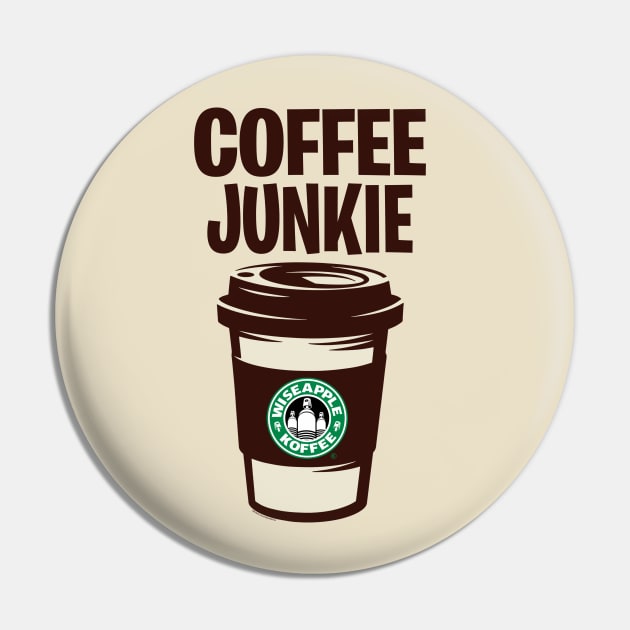 COFFEE JUNKIE Pin by ROBZILLA