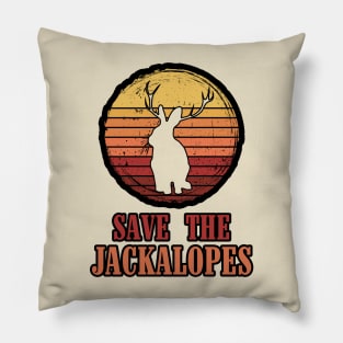 Save the Jackalopes Pillow