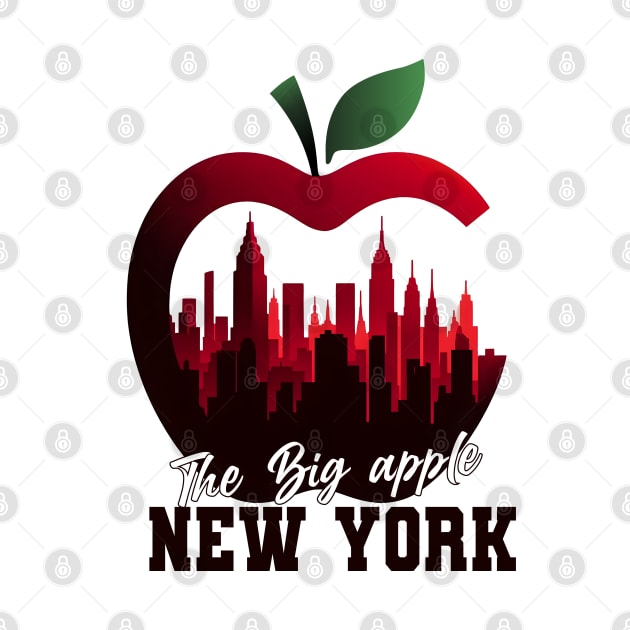 The Big Apple Is New York City Graphic by hippohost