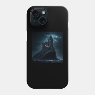 Dark and stormy night- horror castle Phone Case