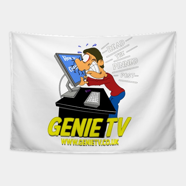 Genie TV Pinned Post Tapestry by GenieGTV