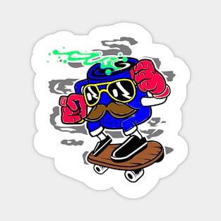 Coffee Skateboarding! Magnet