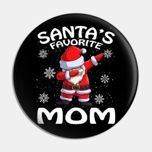 Santas Favorite Mom Christmas Pin