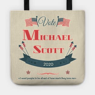 Michael Scott 2020 Election Funny The Office Worlds Best Boss Mens Shirt Tote