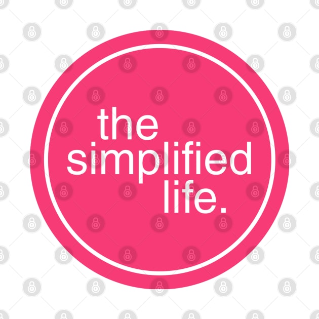 The Simplified Life Logo Magenta by thesimplifiedlife