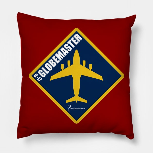 C-17 Globemaster Pillow by Aircrew Interview