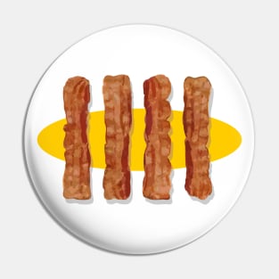 Bright bacon Pin