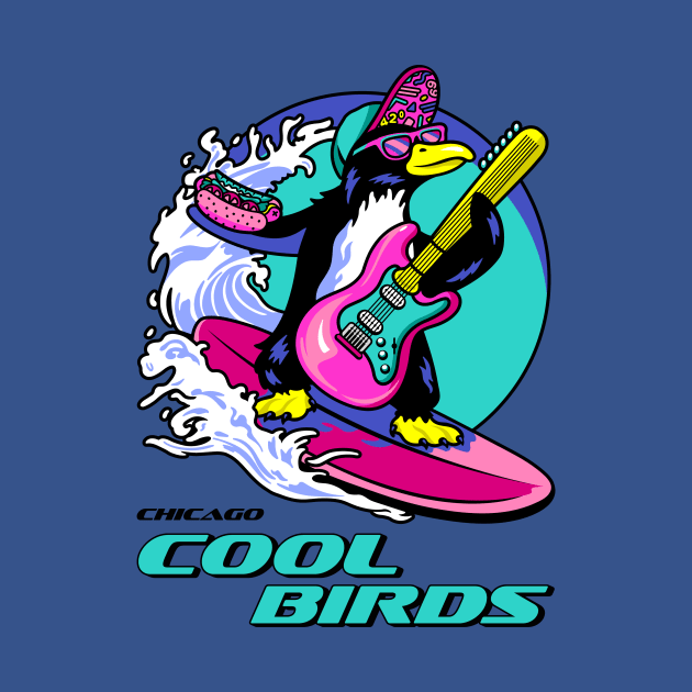 Chicago Cool Birds by Hey Riddle Riddle