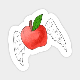 Apple Angel Red Magnet