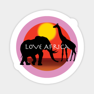 Love Africa Magnet