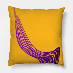 Purple wave: feel the rhythm Pillow