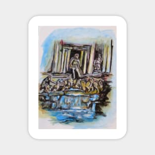 Trevi Fountain Rome Magnet