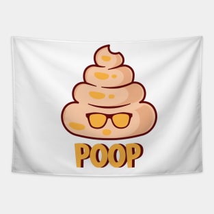 Poop Illustration Tapestry