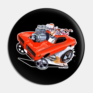 GUILTY 69 GTO Judge Orange Pin