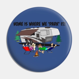 Funny Camper Camping Pin