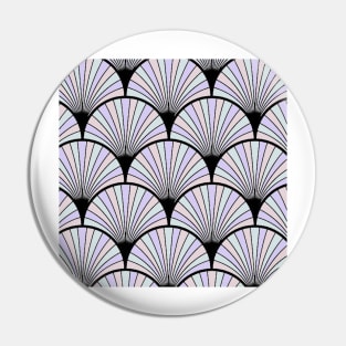 Art Deco elegance - pastel pop Pin