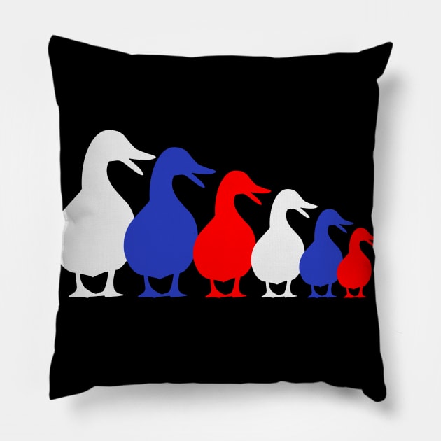 Matryoshka Ducks Pillow by AlmostMaybeNever