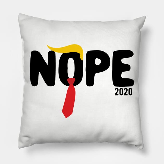 Nope Trump nope trump 2020 Pillow by Gaming champion