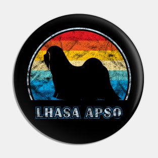 Lhasa Apso Vintage Design Dog Pin