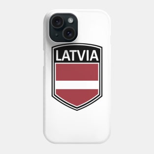 Flag Shield - Latvia Phone Case