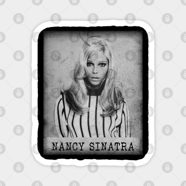 Nancy Sinatra // Minimalist Fanart Tribute Magnet by j.adevelyn